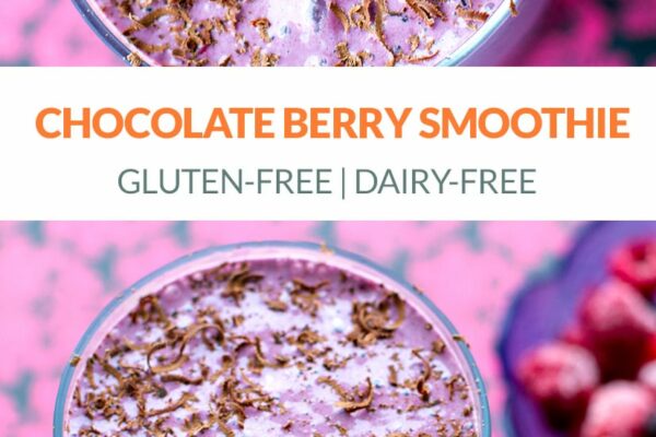 Chocolate Berry Smoothie (Paleo, Dairy-Free)