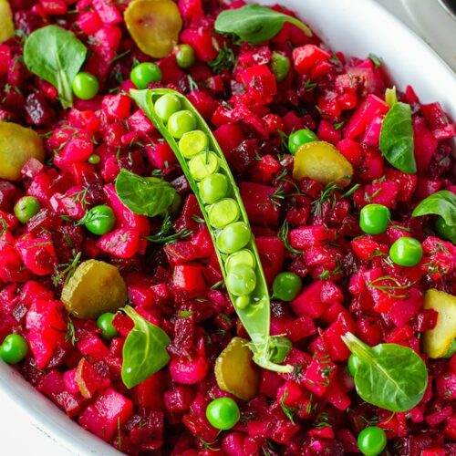 vinegret salad Ukrainian beet salad recipe