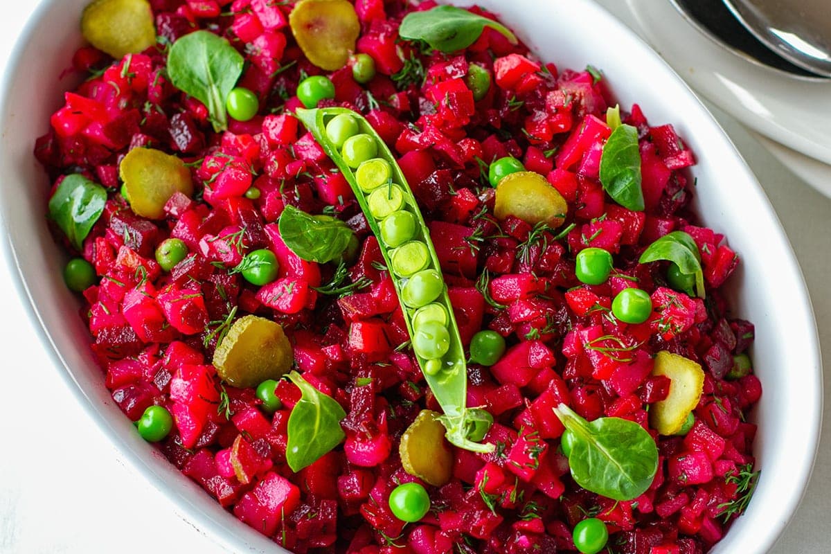 vinegret salad Ukrainian beet salad recipe