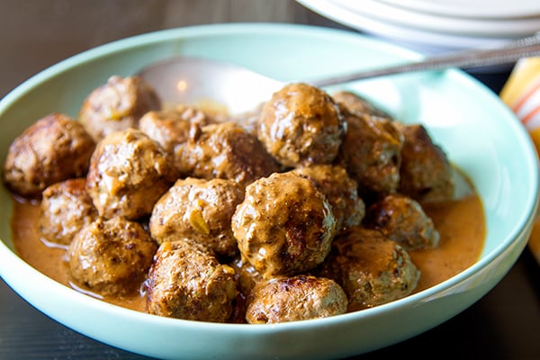 Swedish meatballs (gluten-free)