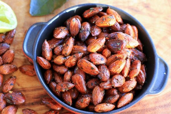 Chili lime almonds