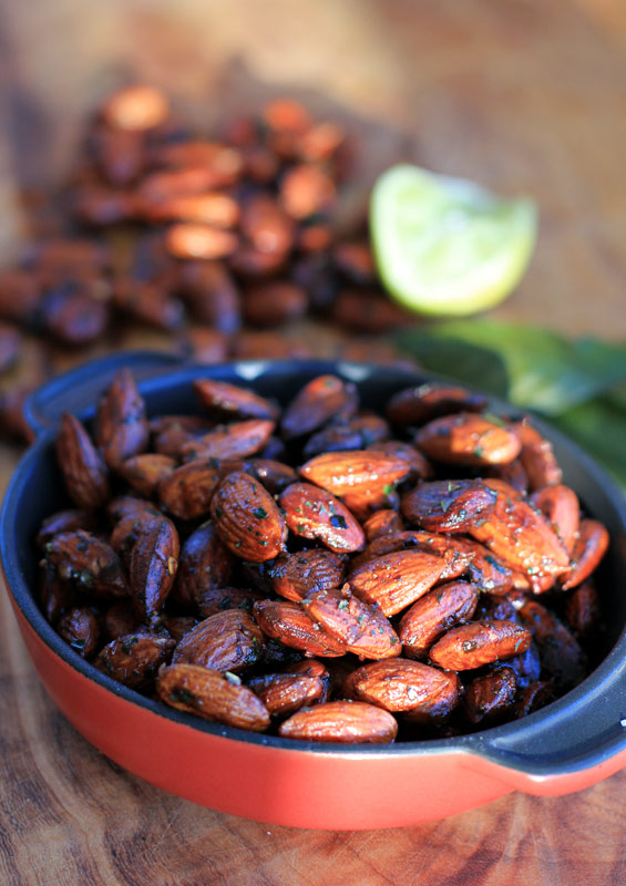 toasted almonds recipe red chili lime
