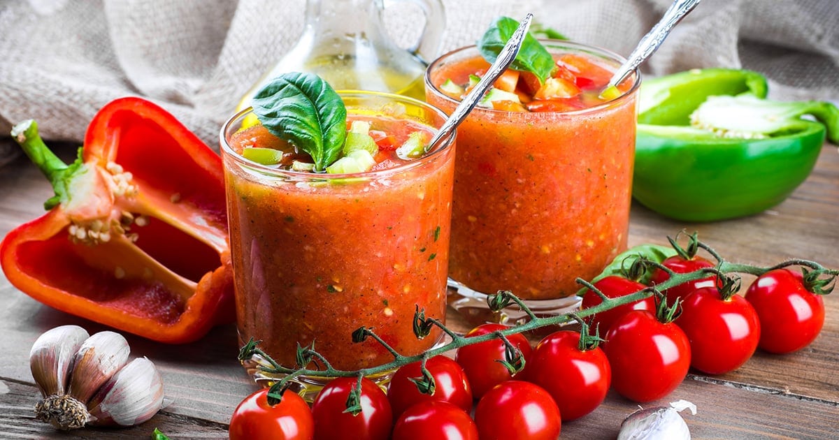 Gazpacho Soup (Gluten-Free, Paleo, Whole30, Vegan) | Irena Macri