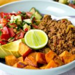 Healthy Mexican naked burrito bowl