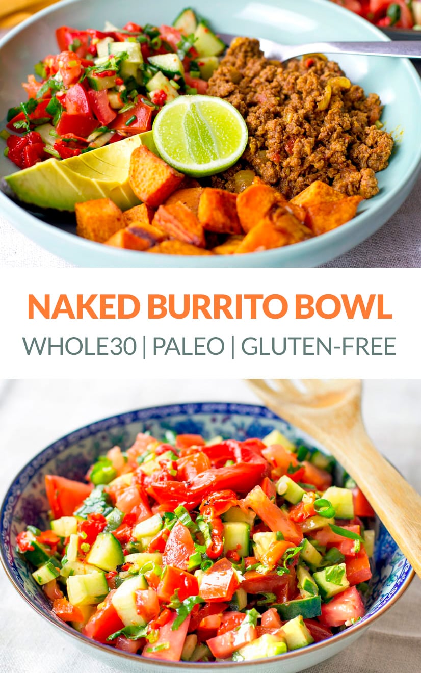 Healthy Naked Burrito Bowl (Paleo, Whole30, Gluten-Free)