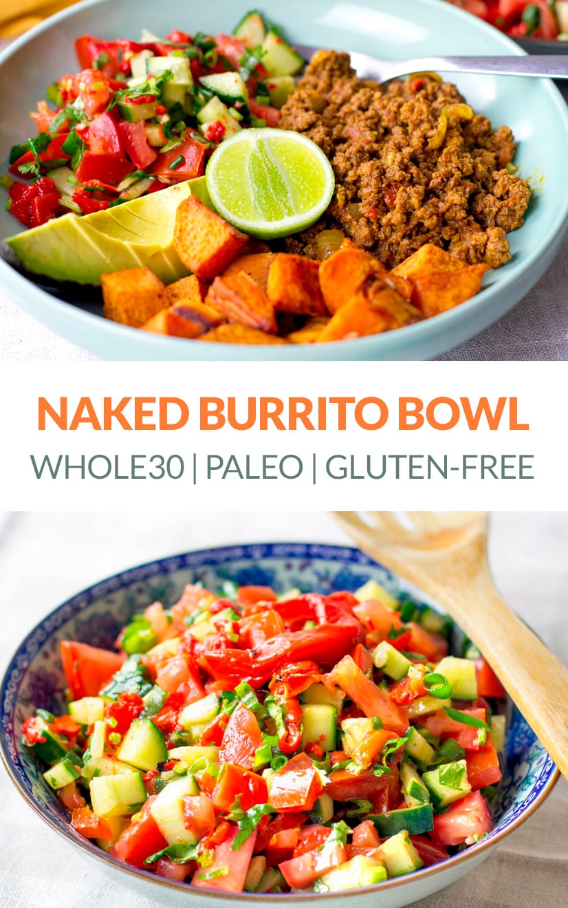 Naked Chicken Burrito Bowl Meal Prep