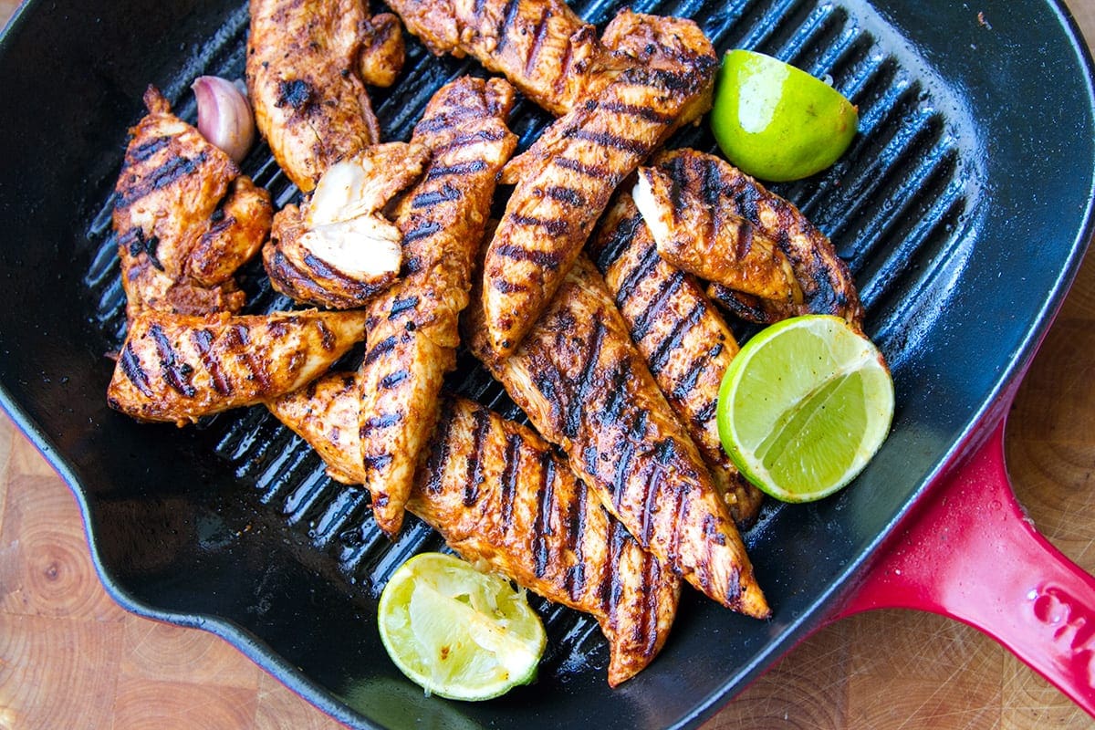 Grilled Paprika Lime Chicken Tenderloins