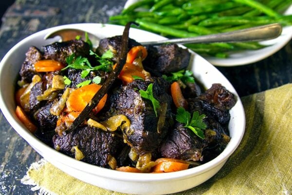 Beef Cheeks Slow Cooked