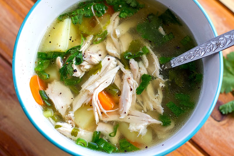 Paleo chicken soup