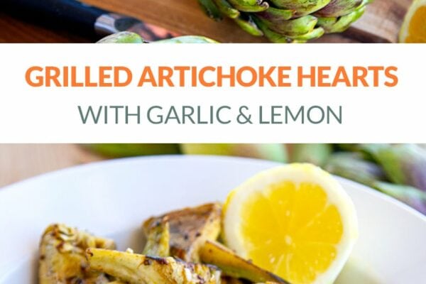 Grilled Artichoke Hearts With Lemon & Garlic