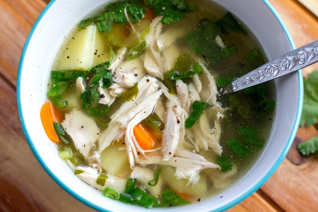 Paleo chicken soup recipe