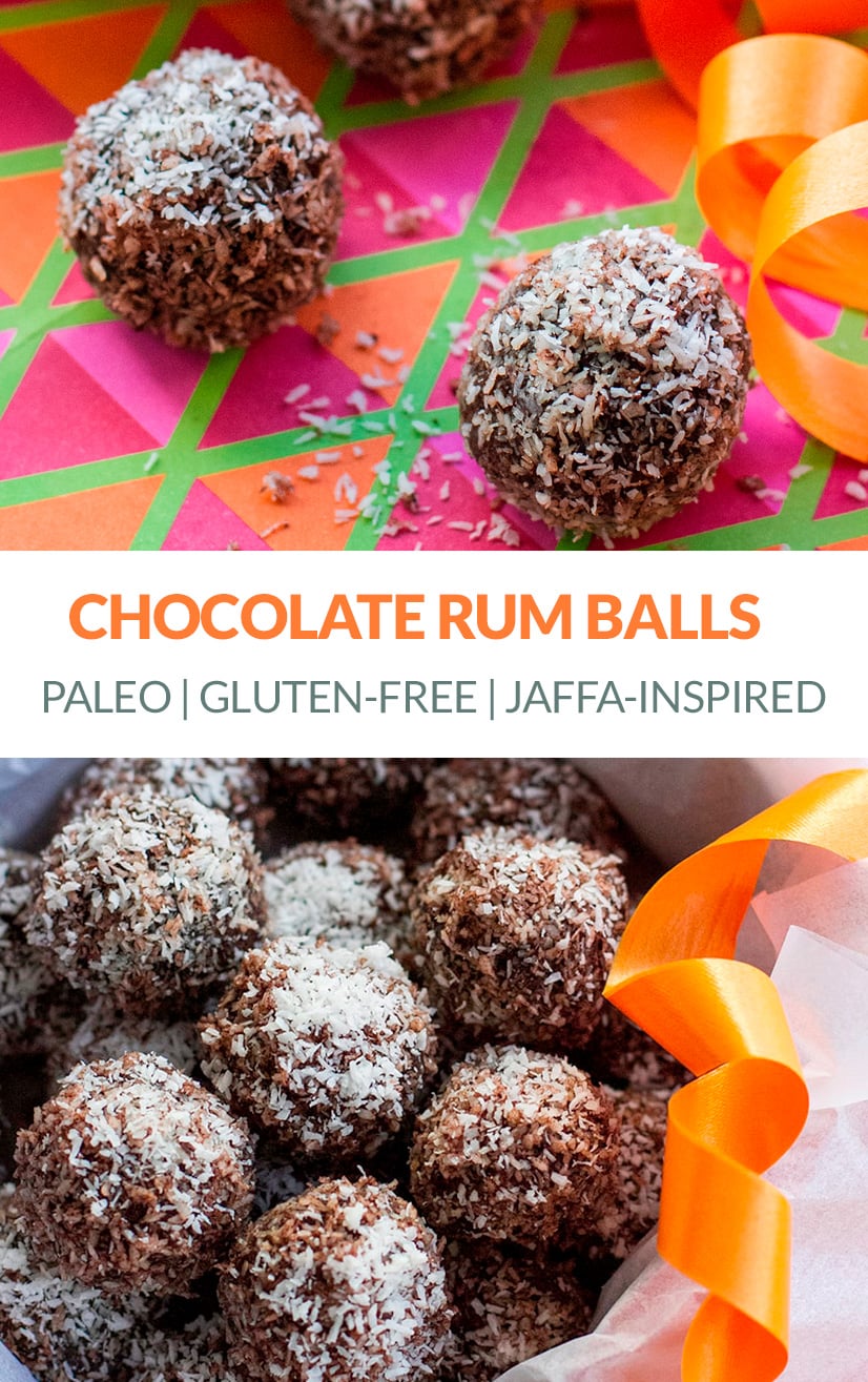 Chocolate Rum Balls (Paleo & Gluten-Free)