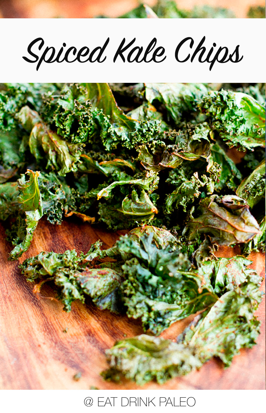 Spiced Kale Chipes (Paleo, Vegan, Gluten-Free, Low-Carb)