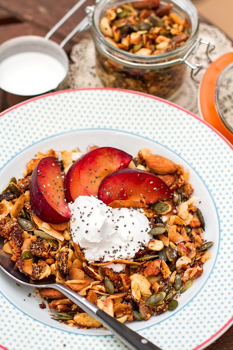 Paleo Granola Recipe perfect for a healthy breakfast