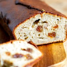 Sliced Paleo Banana Bread With Apricots & Walnuts