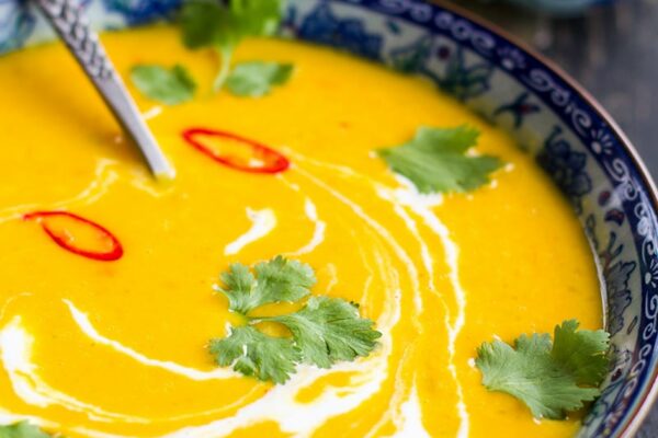 Thai pumpkin soup with coconut (paleo, gluten-free, dairy-free, whole30)