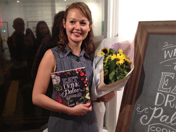 Irena at Eat Drink Paleo Cookbook launch
