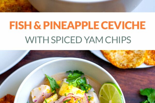 Fish Ceviche With Pineapple & Yams
