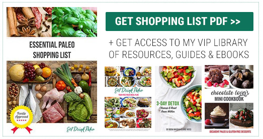 paleo shopping list subscribe