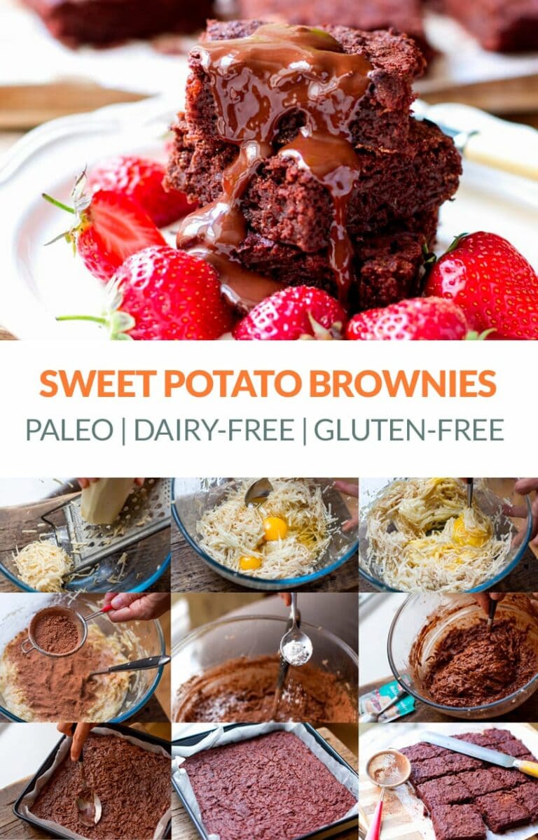 Sweet Potatoes Brownies (Paleo, Glutenfree)