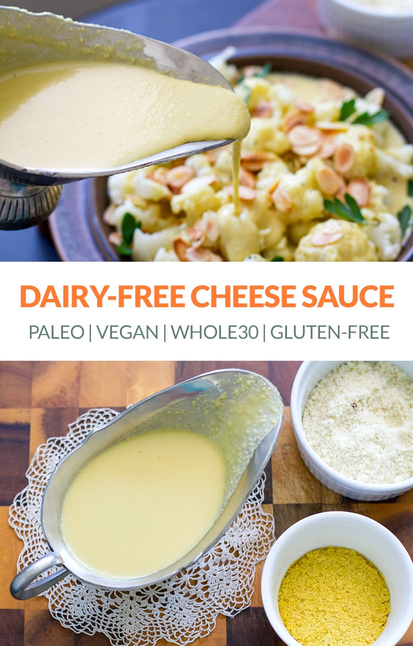 Vegan & Paleo Cheese Sauce (Dairy-Free, Gluten-Free)