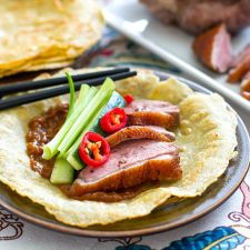 Paleo Peking Duck Pancakes With Hoisin Sauce