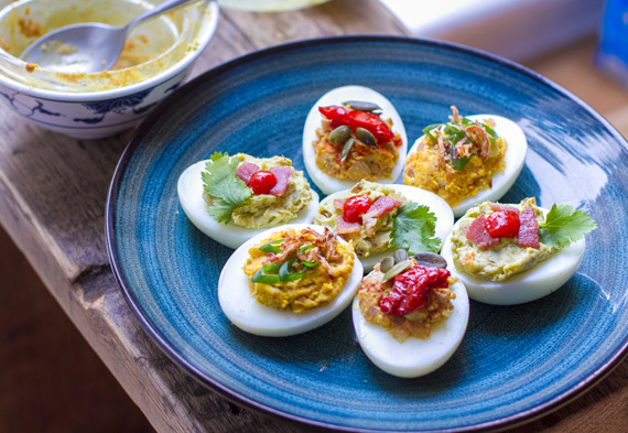 Deviled Eggs Christmas