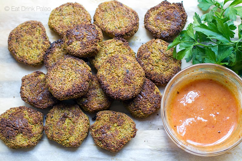 Paleo Falafels With Spicy Aioli