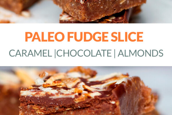 Paleo Fudge Slice With Nuts, Dates & Coconut Oil (Vegan, Paleo)