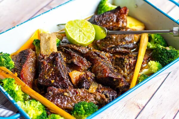Lemongrass Beef Short Ribs Slow Cooked In The Oven