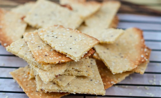 Paleo crackers for party finger food ideas