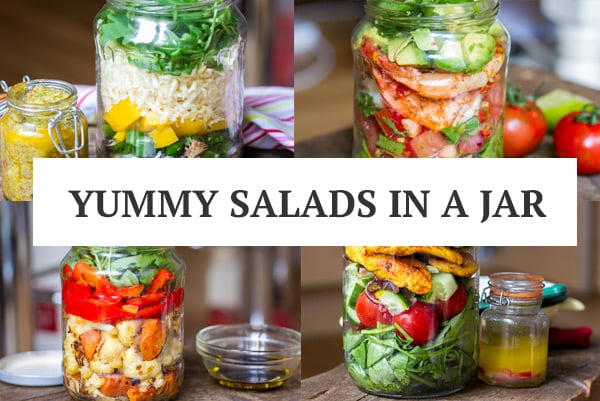 Paleo Salads In Mason Jars