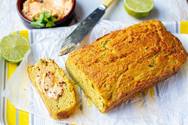 Jalapeno Coconut Bread With Chipotle Butter (paleo, gluten-free, grain-free)