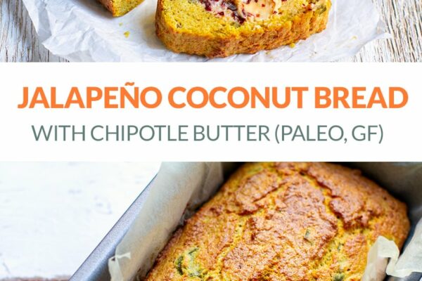 Jalapeno Paleo Coconut Bread With Chipotle Butter