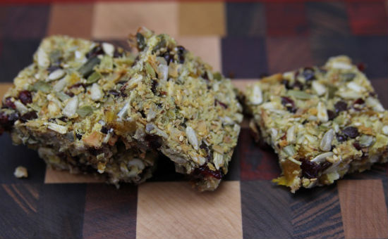 Nut-free granola bars paleo