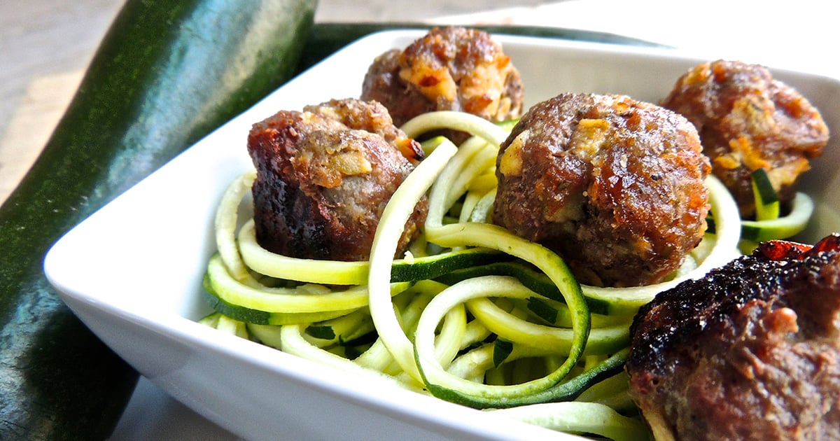 Baked Pork & Apple Meatballs 