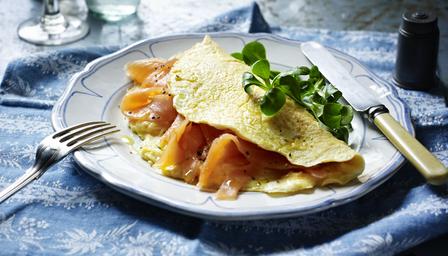 Smoked Salmon Omelette Paleo