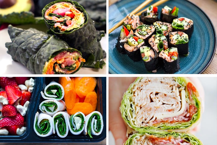 Paleo Lunches Rolls & Wraps