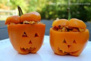 Buffalo Chicken Stuffed Peppers