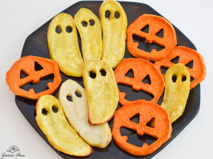 Sweet Potato Halloween Chips