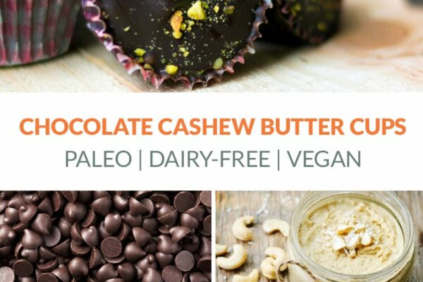 Chocolate Butter Cups With Cashew Butter (Paleo, Vegan)