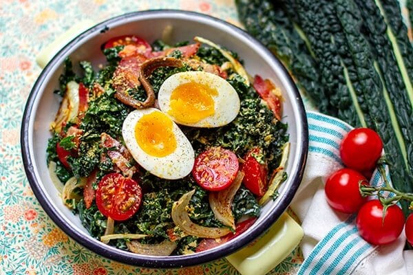 Paleo kale Caesar Salad