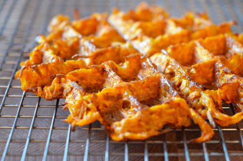 Sweet potato waffles from Well Fed 2 via nomnom paleo