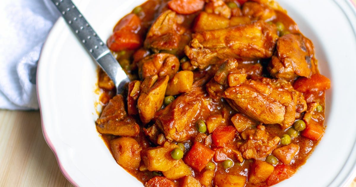 Homemade Japanese Chicken Curry (Paleo, Gluten-free)