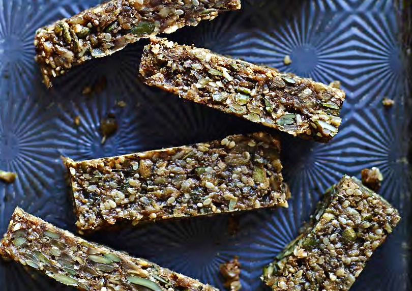 Seedy paleo muesli bars