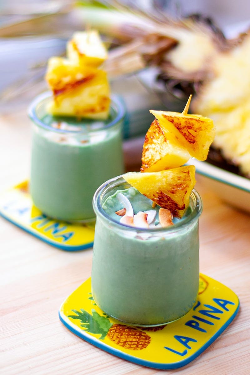 Pine Colada Smoothie With Spirulina