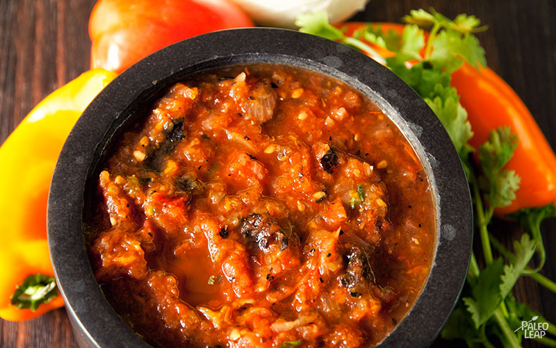 Fire Roasted Salsa by Paleo Leap