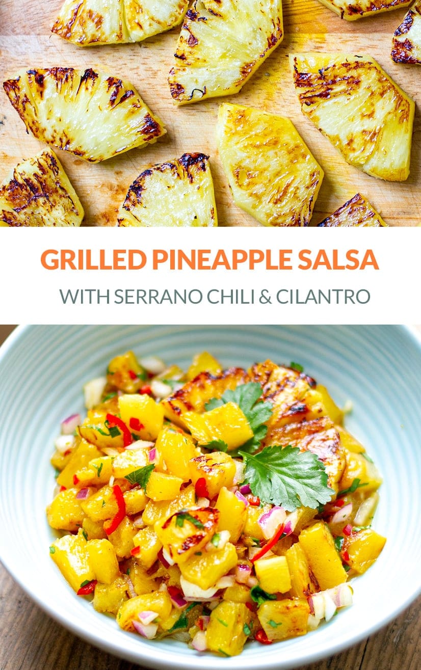 Grilled Pineapple Salsa With Chili & Cilantro