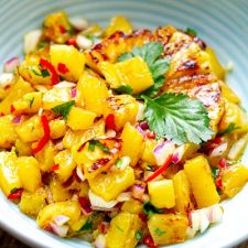 Grilled pineapple salsa recipe