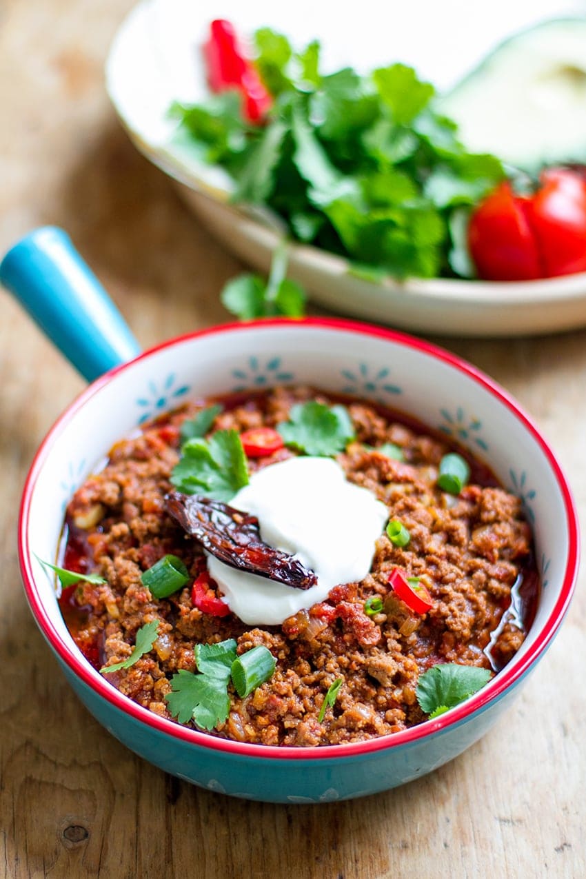 Chorizo Chili Con Carne (Paleo, Gluten-Free)